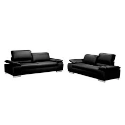 Fredriks Sofa Masca (3-Sitzer) - Kunstleder Schwarz 13 Fredriks Sofa Masca (3-Sitzer) - Kunstleder Schwarz -Wohnzimmermöbel boutique en ligne sofa masca 3 sitzer kunstleder schwarz 513247