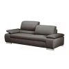 Fredriks Sofa Masca (3-Sitzer) - Strukturstoff Grau-Braun