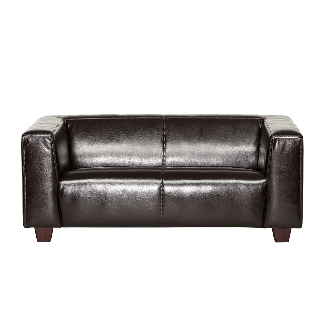 Maison Belfort Sofa Nespolo (2-Sitzer) - Kunstleder Dunkelbraun 5 Maison Belfort Sofa Nespolo (2-Sitzer) - Kunstleder Dunkelbraun – Bild 5