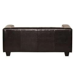 Maison Belfort Sofa Nespolo (2-Sitzer) - Kunstleder - Dunkelbraun -Wohnzimmermöbel boutique en ligne sofa nespolo 2 sitzer bycast kunstleder dunkelbraun 4576932