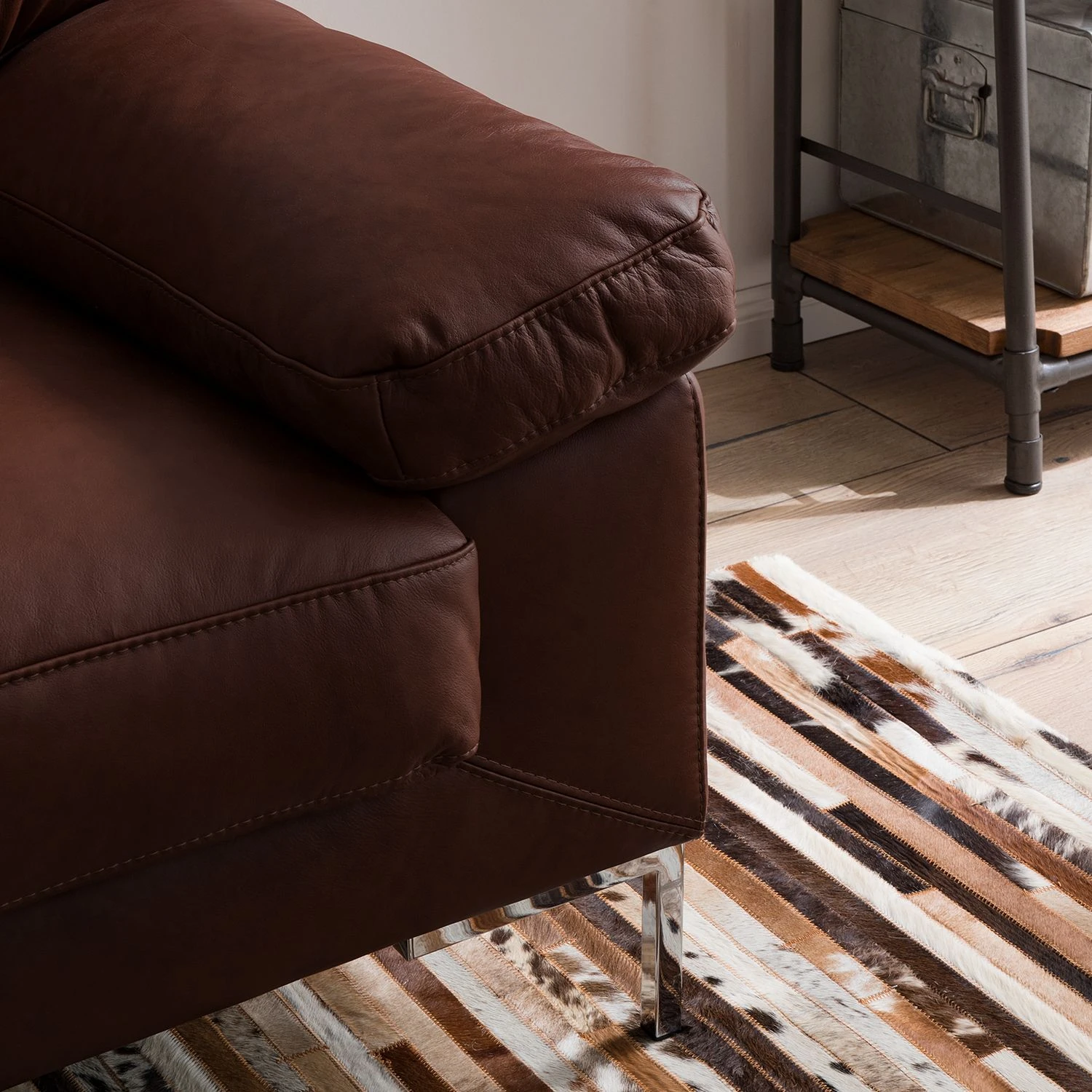 Ars manufacti Sofa Parlin (3-Sitzer) Echtleder - Mokka 10 Ars manufacti Sofa Parlin (3-Sitzer) Echtleder - Mokka – Bild 10