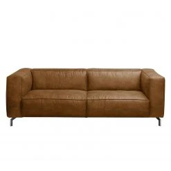Ars manufacti Sofa Pentre (3-Sitzer) Antiklederlook - Nougat -Wohnzimmermöbel boutique en ligne sofa pentre 3 sitzer antiklederlook nougat 4356400
