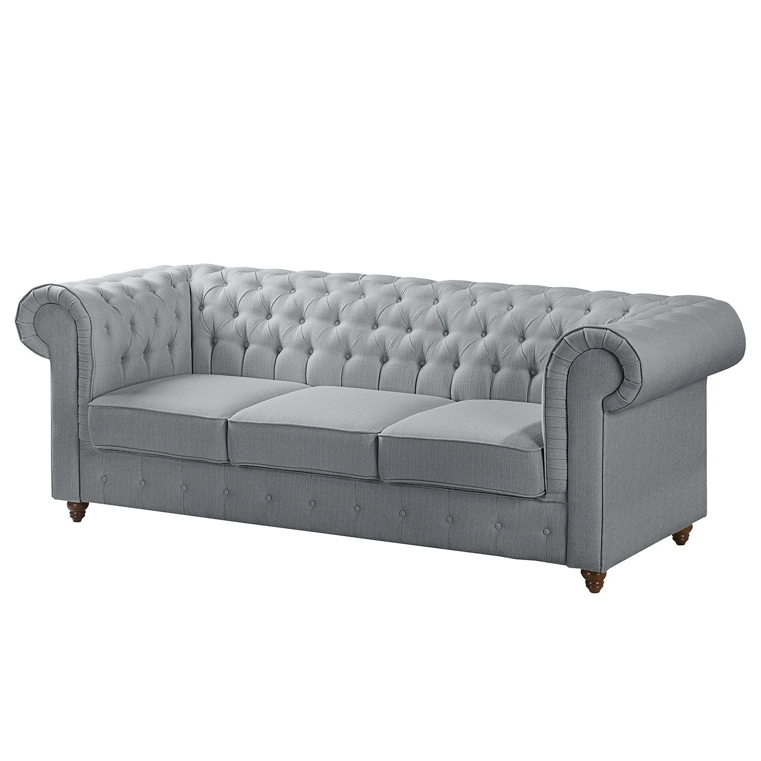 Maison Belfort Sofa Pintano (3-Sitzer) - Silbergrau 1 Maison Belfort Sofa Pintano (3-Sitzer) - Silbergrau