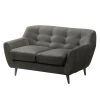 Ars manufacti Sofa Rometta (2-Sitzer) - Dunkelgrau