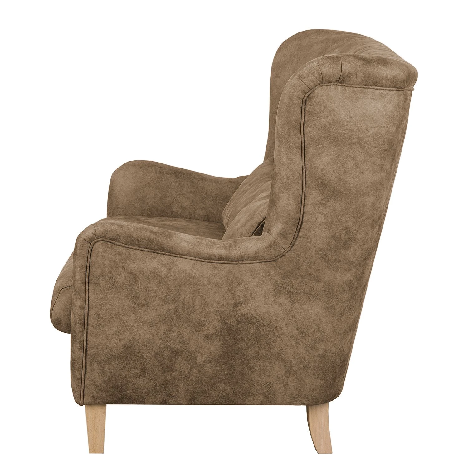 Ars Natura Sofa Shenton (2-Sitzer) Antiklederlook - Latte Macchiato 4 Ars Natura Sofa Shenton (2-Sitzer) Antiklederlook - Latte Macchiato – Bild 4