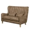 Ars Natura Sofa Shenton (2-Sitzer) Antiklederlook - Latte Macchiato