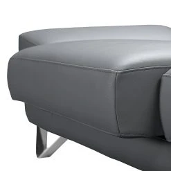 Loftscape Sofa Silvano (2,5-Sitzer) - Kunstleder Grau - Kopfstütze verstellbar -Wohnzimmermöbel boutique en ligne sofa silvano 2 5 sitzer kunstleder grau 443522