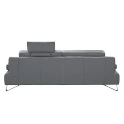 Loftscape Sofa Silvano (2,5-Sitzer) - Kunstleder Grau - Kopfstütze verstellbar -Wohnzimmermöbel boutique en ligne sofa silvano 2 5 sitzer kunstleder grau 443524