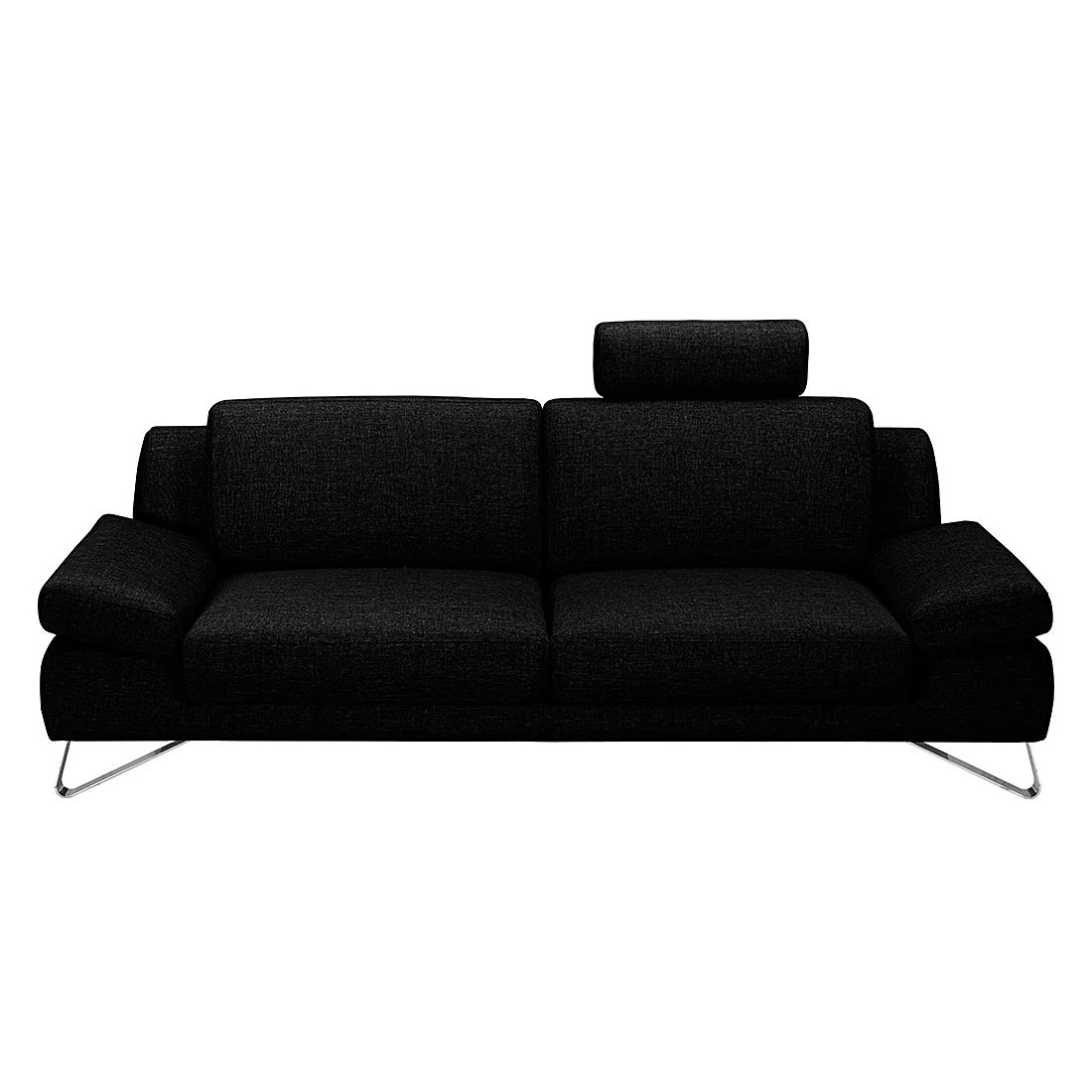 Loftscape Sofa Silvano (2,5-Sitzer) - Webstoff Schwarz - Keine Funktion 2 Loftscape Sofa Silvano (2,5-Sitzer) - Webstoff Schwarz - Keine Funktion – Bild 2