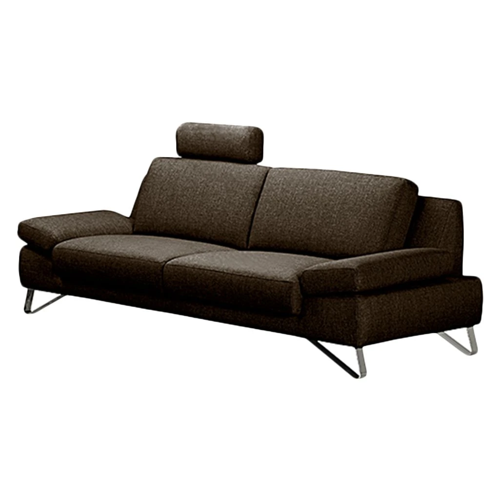 Loftscape Sofa Silvano (3-Sitzer) Webstoff - Braun-Schwarz - Kopfstütze verstellbar 8 Loftscape Sofa Silvano (3-Sitzer) Webstoff - Braun-Schwarz - Kopfstütze verstellbar – Bild 8