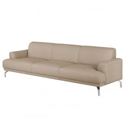 Fredriks Sofa Sisto I (3-Sitzer) Echtleder - Cappuccino