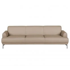 Fredriks Sofa Sisto I (3-Sitzer) Echtleder - Cappuccino -Wohnzimmermöbel boutique en ligne sofa sisto i 3 sitzer echtleder cappuccino 3607893