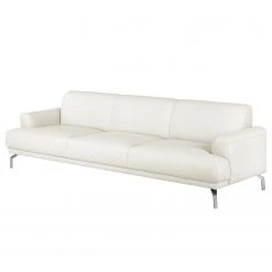 Fredriks Sofa Sisto II (3-Sitzer) Echtleder - Weiß