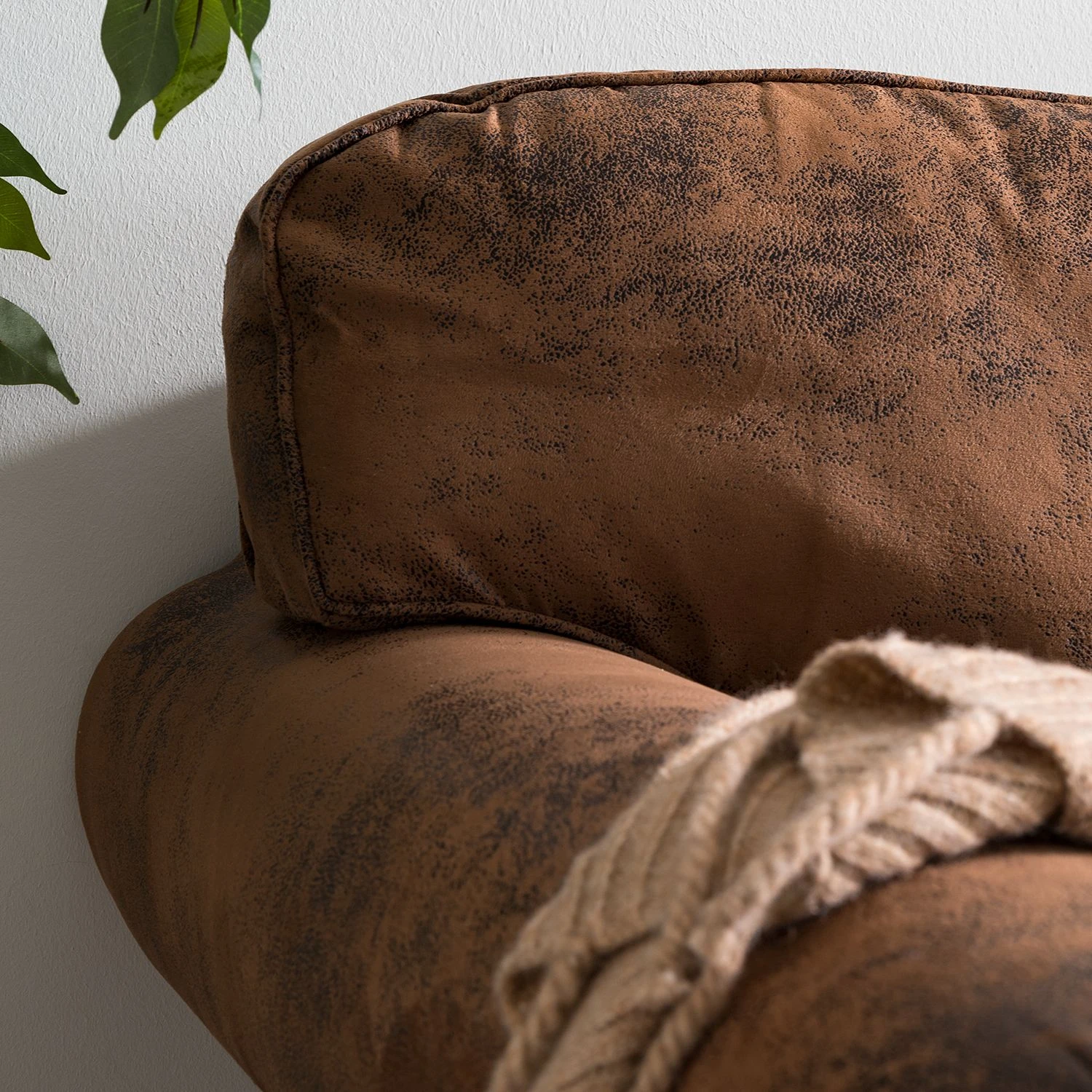 Ars manufacti Sofa Sombrero (3-Sitzer) - Antiklederoptik Dunkelbraun 10 Ars manufacti Sofa Sombrero (3-Sitzer) - Antiklederoptik Dunkelbraun – Bild 10