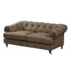 Ars manufacti Sofa Thory (2-Sitzer) - Mittelbraun