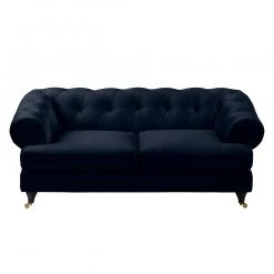 Jack & Alice Sofa Thory (2-Sitzer) - Dunkelblau -Wohnzimmermöbel boutique en ligne sofa thory 2 sitzer samt dunkelblau 4896484