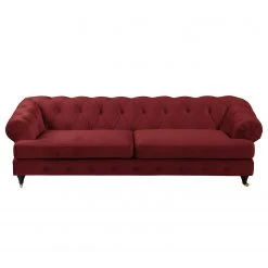 Jack & Alice Sofa Thory (3-Sitzer) - Rot 15 Jack & Alice Sofa Thory (3-Sitzer) - Rot -Wohnzimmermöbel boutique en ligne sofa thory 3 sitzer samt rot 4895936