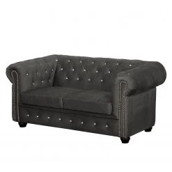 Jack & Alice Sofa Torquay I (2-Sitzer) Microfaser - Grau