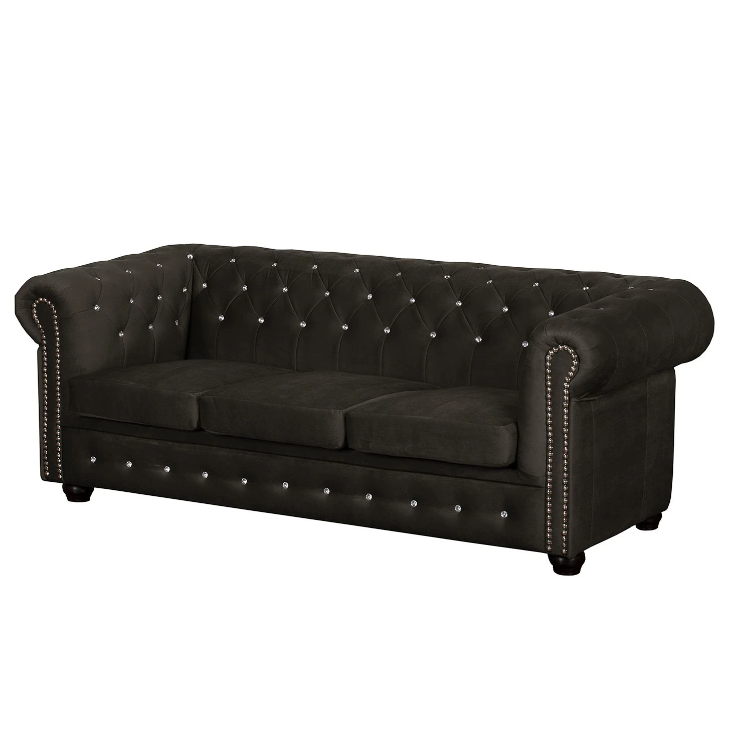Jack & Alice Sofa Torquay I (3-Sitzer) Microfaser - Kokosnuss Braun 1 Jack & Alice Sofa Torquay I (3-Sitzer) Microfaser - Kokosnuss Braun