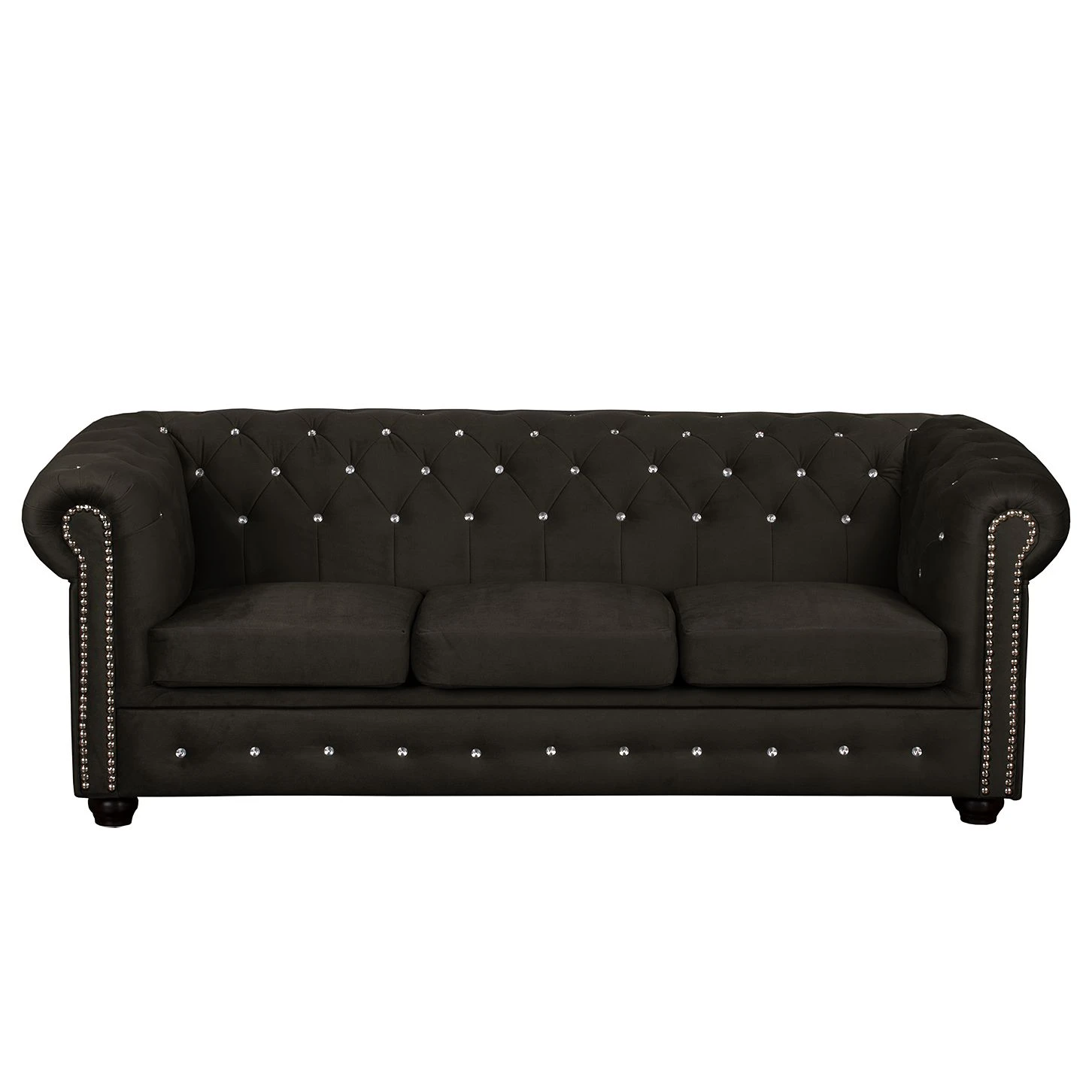 Jack & Alice Sofa Torquay I (3-Sitzer) Microfaser - Kokosnuss Braun 3 Jack & Alice Sofa Torquay I (3-Sitzer) Microfaser - Kokosnuss Braun – Bild 3