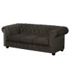 Jack & Alice Sofa Torquay II (3-Sitzer) Microfaser - Kokosnuss Braun