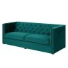 Jack & Alice Sofa Tremont Microfaser (3-Sitzer) - Petrol