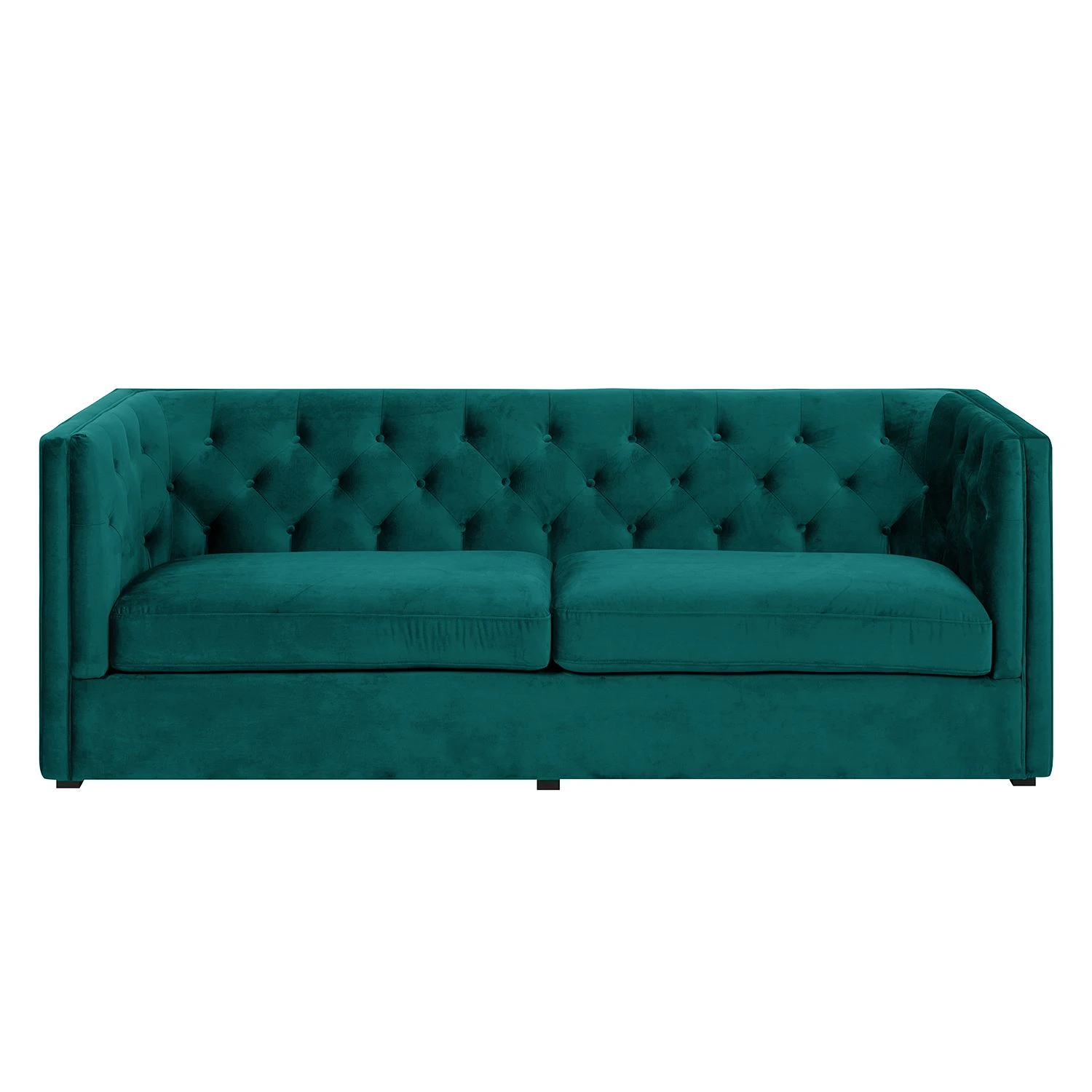 Jack & Alice Sofa Tremont Microfaser (3-Sitzer) - Petrol 2 Jack & Alice Sofa Tremont Microfaser (3-Sitzer) - Petrol – Bild 2