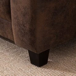 Ars manufacti Sofa Tullow (3-Sitzer) - Antiklederoptik Dunkelbraun -Wohnzimmermöbel boutique en ligne sofa tullow 3 sitzer antiklederoptik dunkelbraun 4972144