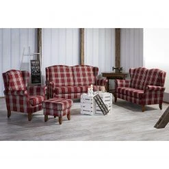 Max Winzer Sofa Verita (2-Sitzer) - Strukturstoff - Rot kariert 14 Max Winzer Sofa Verita (2-Sitzer) - Strukturstoff - Rot kariert -Wohnzimmermöbel boutique en ligne sofa verita 2 5 sitzer strukturstoff rot kariert 5005224