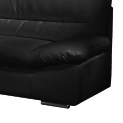 Cotta Sofa Doug (3-Sitzer) - Echtleder Schwarz - Echtleder Ramsa Schwarz -Wohnzimmermöbel boutique en ligne sofa william 3 sitzer echtleder schwarz 343143