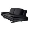 Fredriks Sofa Yovanna (3-Sitzer) - Kunstleder Schwarz