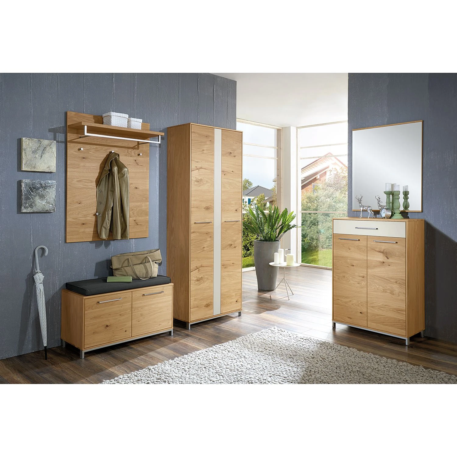 Voss Kommode Vedo II - Eiche / Weiß 3 Voss Kommode Vedo II - Eiche / Weiß – Bild 3