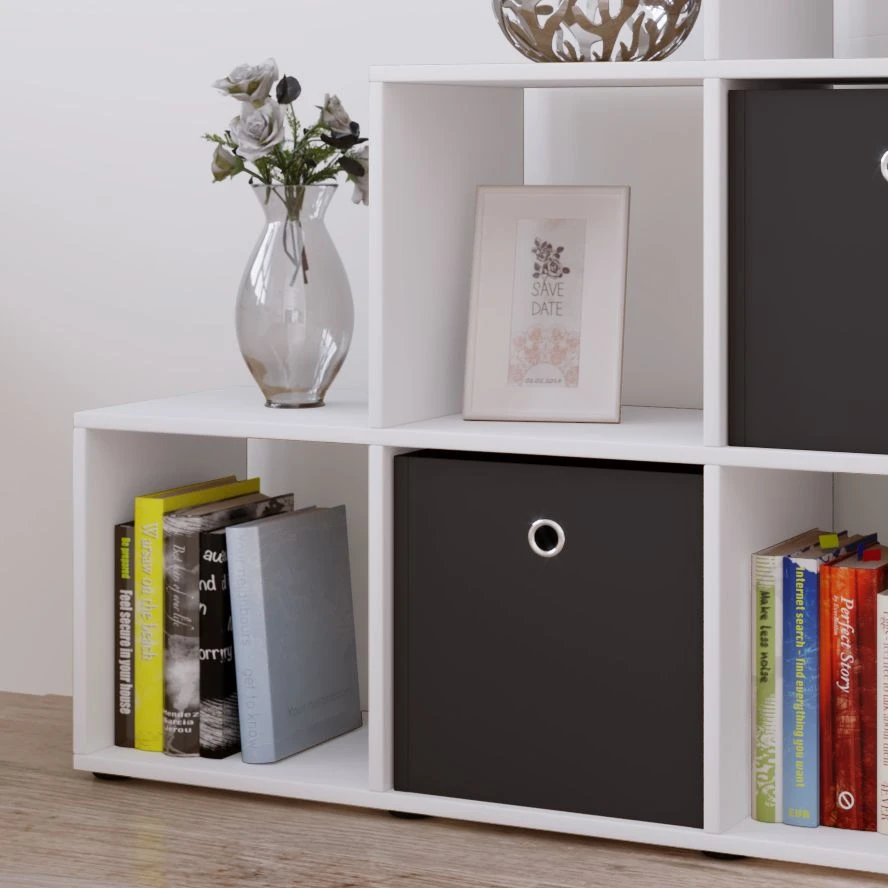 VCM Stufenregal Nitas - Weiß 3 VCM Stufenregal Nitas - Weiß – Bild 3