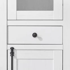 Maison Belfort Standvitrine Geestland - Pinie Weiß Dekor -Wohnzimmermöbel boutique en ligne standvitrine geestland pinie weiss dekor 4535448