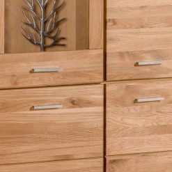 Naturoo Vitrinenschrank Lombok II - Teilmassiv -Wohnzimmermöbel boutique en ligne standvitrine lombok iii teilmassiv kernbuche 5004056