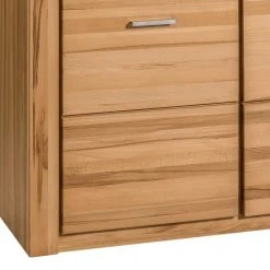 Naturoo Vitrinenschrank Lombok II - Teilmassiv -Wohnzimmermöbel boutique en ligne standvitrine lombok iii teilmassiv wildeiche 5004072