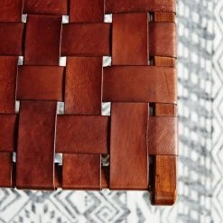 Eva Padberg Collection Stuhl Bourbourg I - Echtleder / Teak massiv - Teak -Wohnzimmermöbel boutique en ligne stuhl bourbourg teak massiv echtleder 3630297