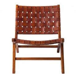 Eva Padberg Collection Stuhl Bourbourg I - Echtleder / Teak massiv - Teak -Wohnzimmermöbel boutique en ligne stuhl bourbourg teak massiv echtleder 4607092