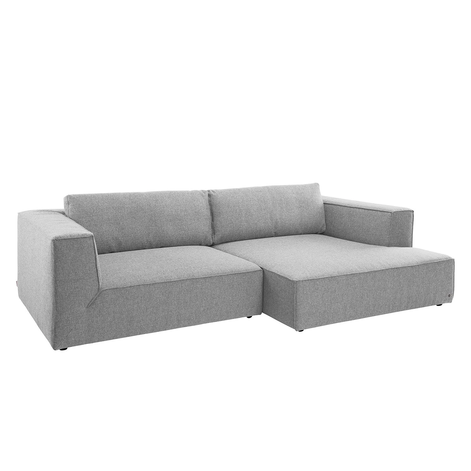 Tom Tailor Ecksofa Big Cube Style Webstoff - Stoff TBO: 29 moody grey - Longchair davorstehend rechts 1 Tom Tailor Ecksofa Big Cube Style Webstoff - Stoff TBO: 29 moody grey - Longchair davorstehend rechts