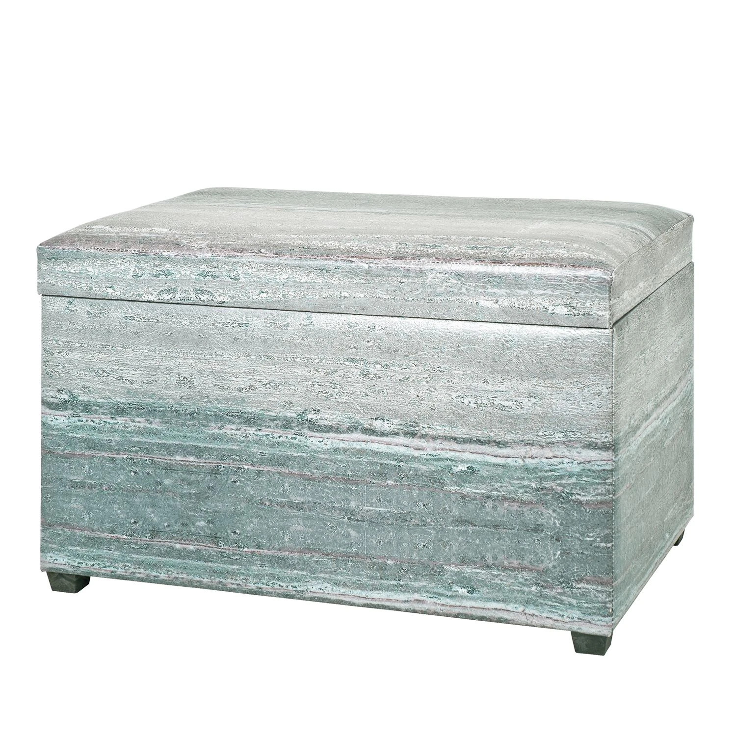 Home Design Truhe Stone - Kunstleder - Hellgrau 1 Home Design Truhe Stone - Kunstleder - Hellgrau