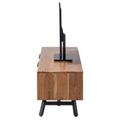 Ars manufacti TV-Lowboard Amla II - Akazie massiv / Metall - Akazie / Anthrazit -Wohnzimmermöbel boutique en ligne tv lowboard amla ii akazie massiv metall akazie anthrazit 4947000