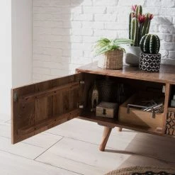 Ars manufacti TV-Lowboard Rygge II - Mango massiv -Wohnzimmermöbel boutique en ligne tv lowboard bloomingville ii mango massiv 5206116