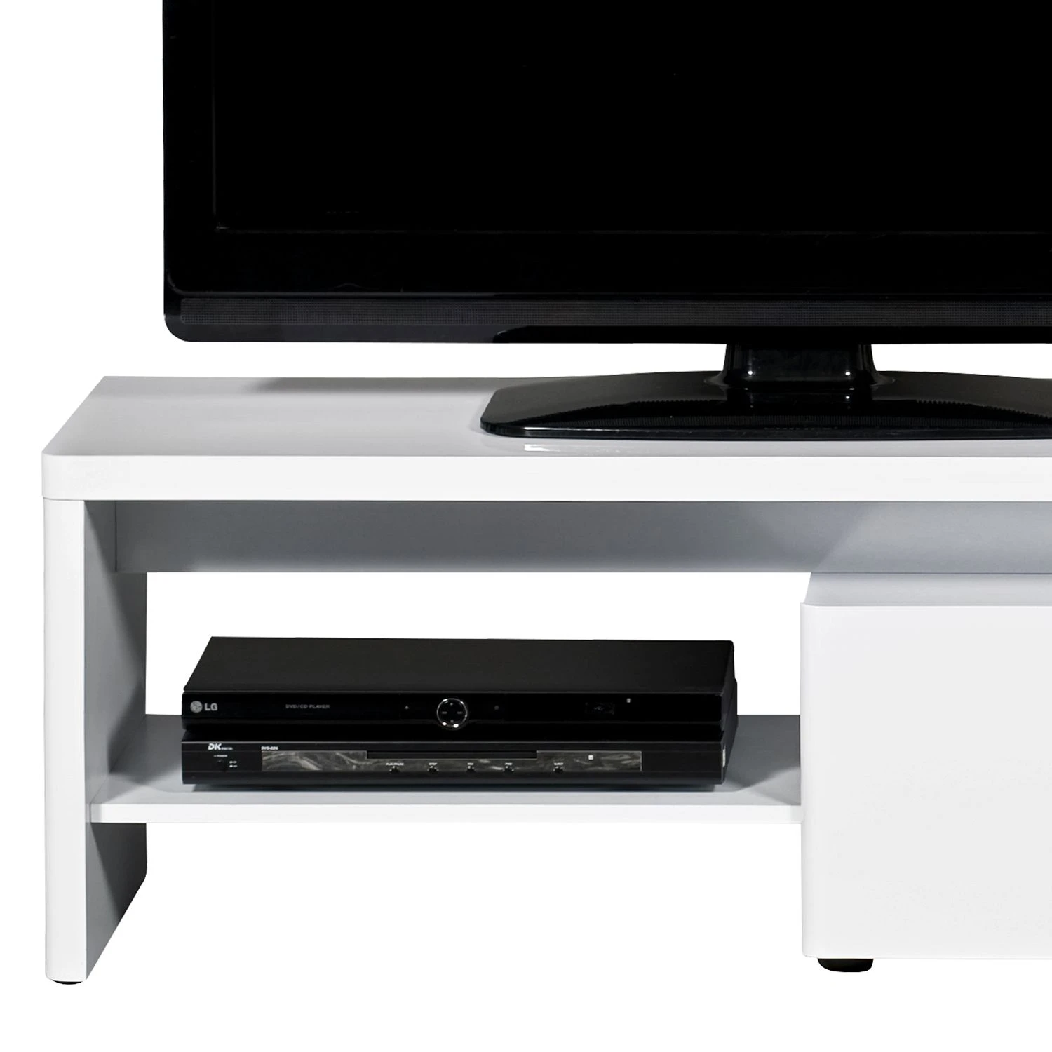 Jahnke TV-Lowboard CU-Libre 160 - Hochglanz Weiß 3 Jahnke TV-Lowboard CU-Libre 160 - Hochglanz Weiß – Bild 3