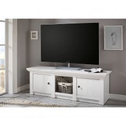 Maison Belfort TV-Lowboard Geestland - Pinie Weiß Dekor -Wohnzimmermöbel boutique en ligne tv lowboard geestland pinie weiss dekor 4535744