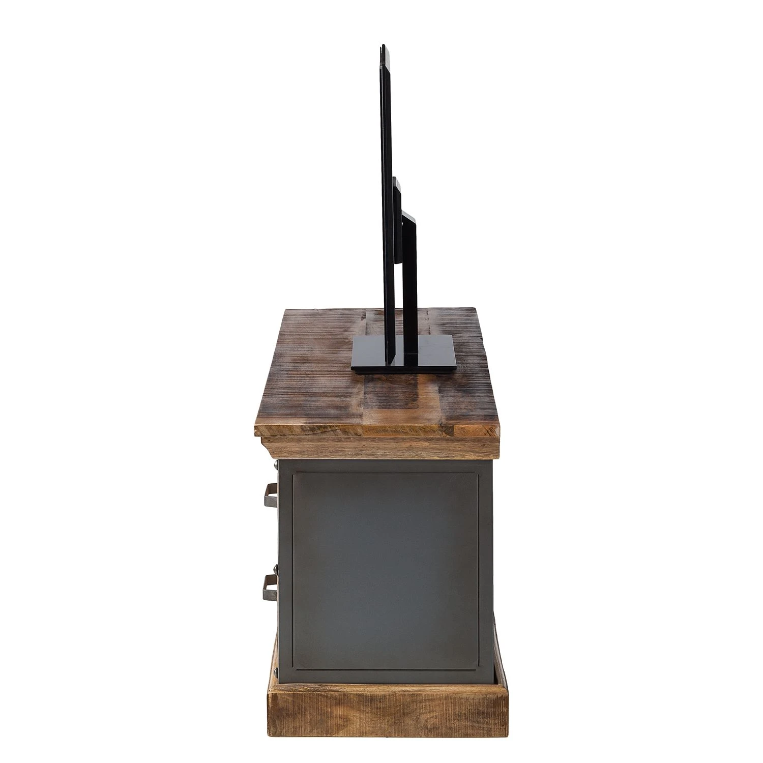 Ars manufacti TV-Lowboard Hunter - Mango massiv / Metall - Mango / Blaugrau 5 Ars manufacti TV-Lowboard Hunter - Mango massiv / Metall - Mango / Blaugrau – Bild 5