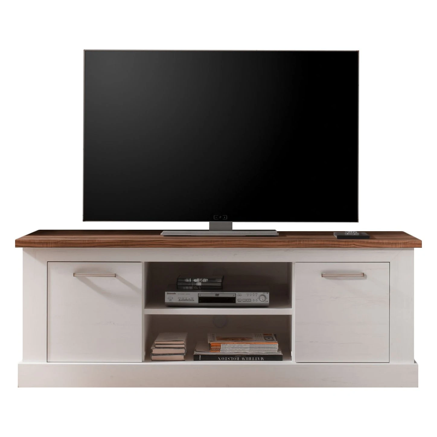 Trendteam TV-Lowboard Inuvik - Pinie Hell Dekor / Nußbaum Dekor 3 Trendteam TV-Lowboard Inuvik - Pinie Hell Dekor / Nußbaum Dekor – Bild 3