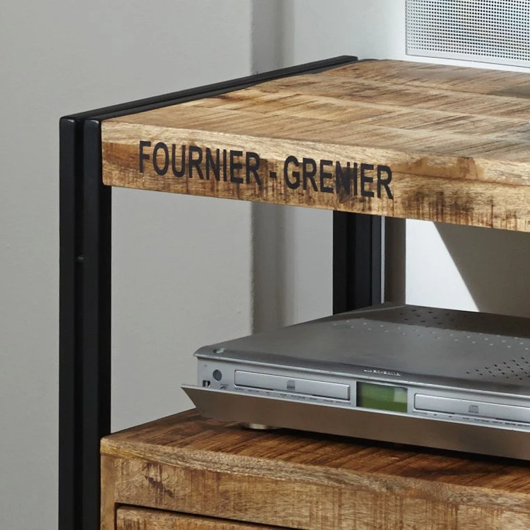 Wolf-Möbel TV-Lowboard Iron - Mango massiv / Eisen 19 Wolf-Möbel TV-Lowboard Iron - Mango massiv / Eisen – Bild 19