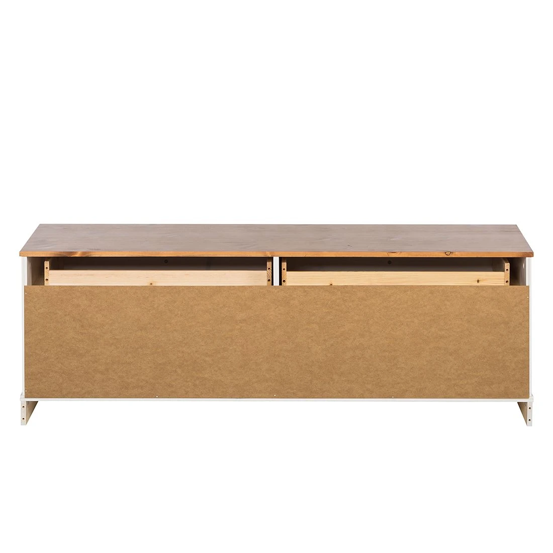 Maison Belfort TV-Lowboard Lillehammer I - Kiefer massiv - Kiefer Weiß / Kiefer Honig 5 Maison Belfort TV-Lowboard Lillehammer I - Kiefer massiv - Kiefer Weiß / Kiefer Honig – Bild 5