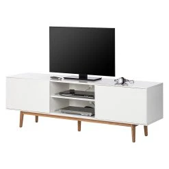 Mørteens TV-Lowboard Lindholm - Weiß - 180 x 45 cm