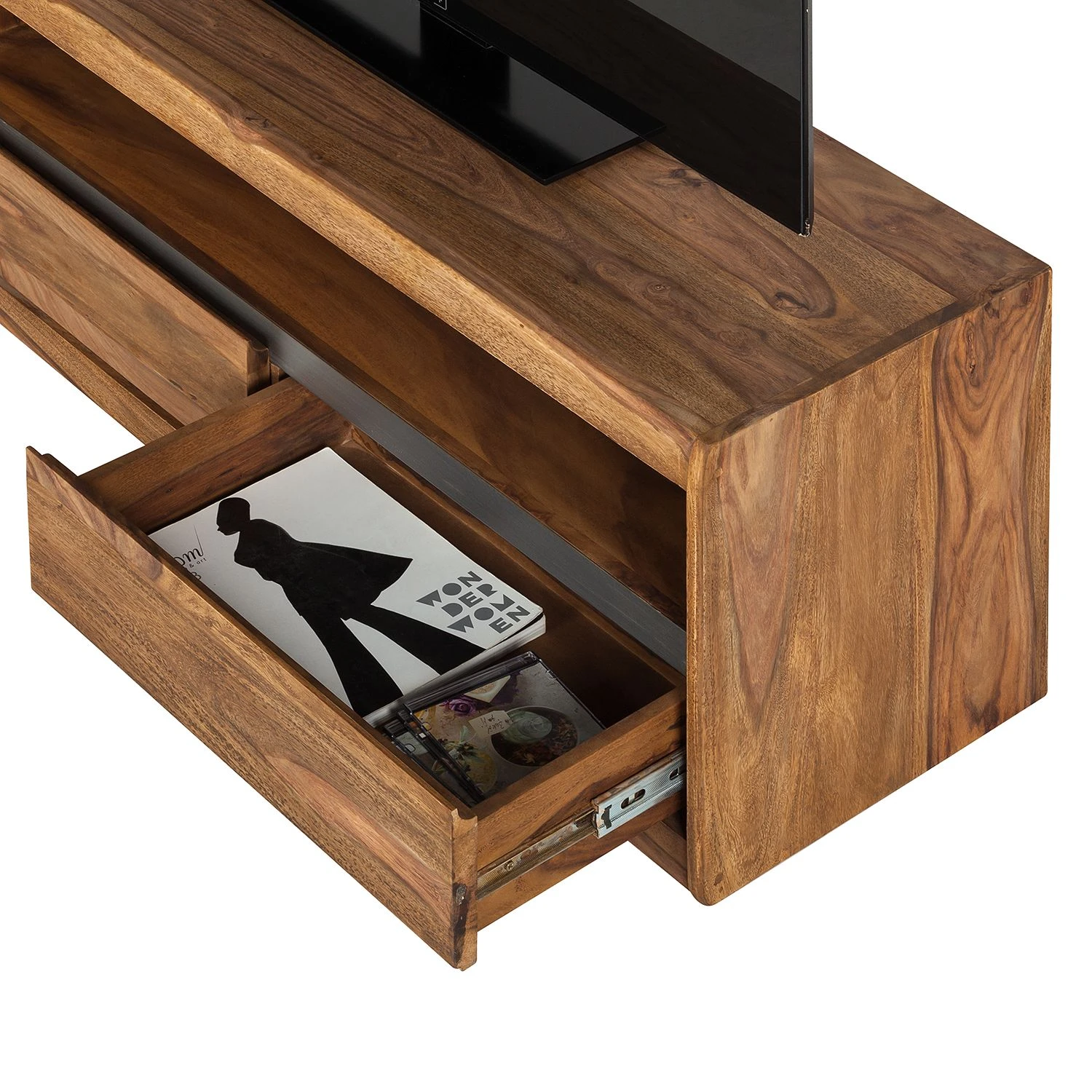 Ars Natura TV-Lowboard Tapurah I - Sheesham massiv 6 Ars Natura TV-Lowboard Tapurah I - Sheesham massiv – Bild 6